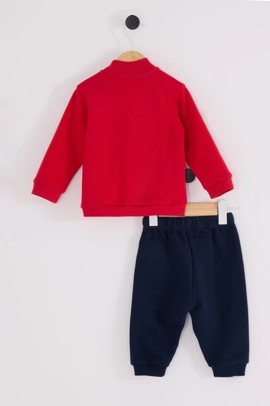 U.S. Polo Assn. Erkek Bebek 3'lü Takım Kırmızı - Resim 5