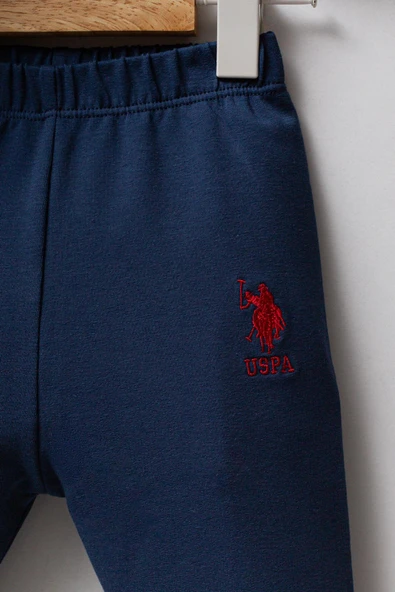 U.S. Polo Assn. Erkek Bebek 2'li Takım K.İndigo - Yeşil - Resim 4