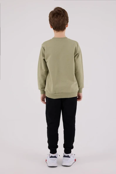 U.S. Polo Assn. Erkek Çocuk Eşofman Takımı Çay Yeşili - 3