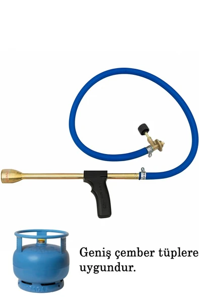 Geniş Çember Piknik Tüpü Uyumlu Pürmüz Isı Tabancası Şalama Yak Yak ürün görseli