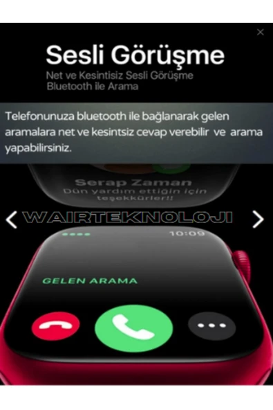 Yeni Nesil T700S Watch 7 Akıllı Saat 45MM EKRAN  Ios Androıd Uyumlu Bluetooth Arama Bildirim Alma - 6