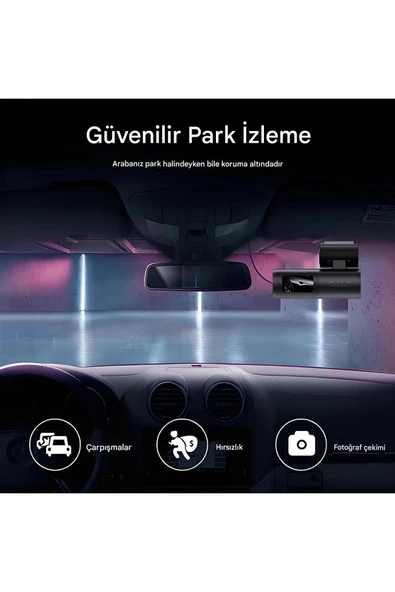 HD 4K 1080P Araç DVR Mırrorlink Çift Lensli Araç Sürüş Kaydedici Araba Kamerası - Resim 6