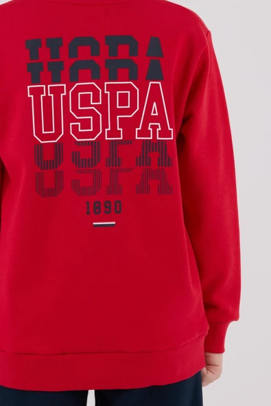 U.S. Polo Assn. Erkek Çocuk Eşofman Takımı Kırmızı - Resim 2