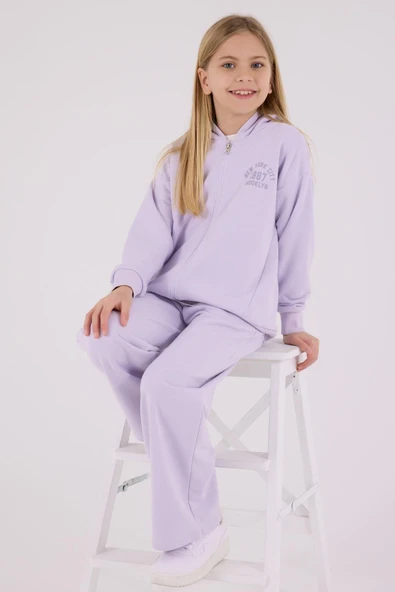 RolyPoly Kız Çocuk Eşofman Takımı Lila - Resim 4