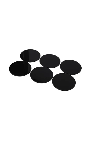 Renkli Yuvarlak Modern Çok Amaçlı 6'lı Pleksi Daire - 8