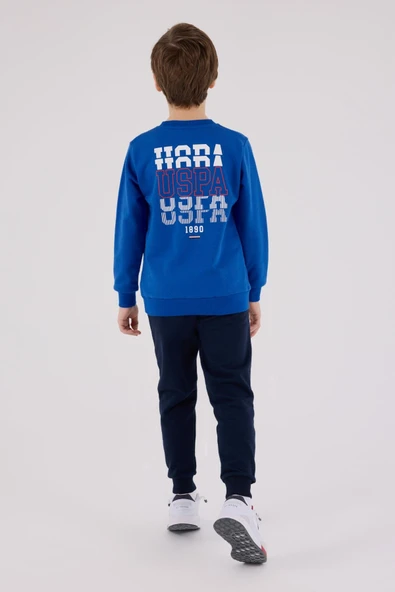 U.S. Polo Assn. Erkek Çocuk Eşofman Takımı Mavi - Resim 2