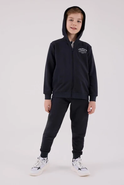 RolyPoly Erkek Çocuk Eşofman Takımı Antrasit - Resim 2