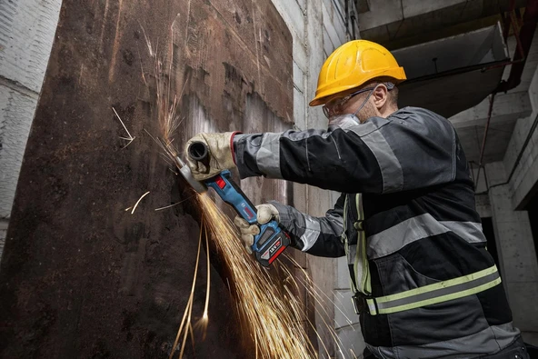 Bosch GWS 18V-11 S 2x5.0Ah Çift Akülü Taşlama - Resim 3