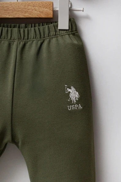 U.S. Polo Assn. Erkek Bebek 2'li Takım Beyaz -Yeşil - 4