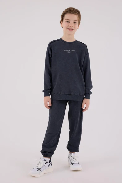 RolyPoly Erkek Çocuk Eşofman Takımı Antrasit ürün görseli