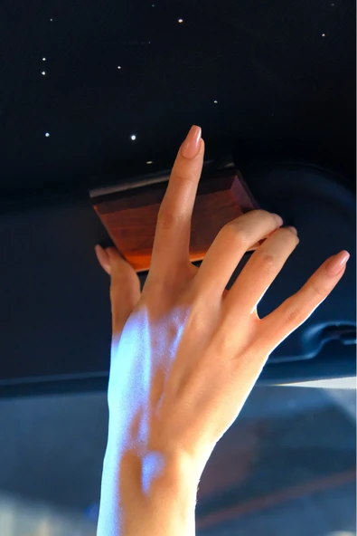 Zeder Ahşap Araç Kokusu Yenileme Tableti (Sadece Ahşap Tablet) - 2'li Aura - 2