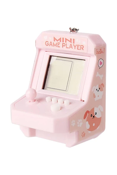 Mini Oyun Konsolu 23 Oyun Modlu Anahtarlık Tetris – Retro Eğlence - 6