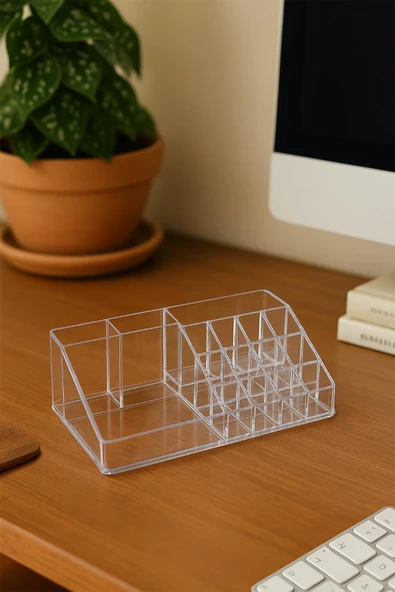 Masa Üstü Kalem Düzenleyici Kalemlik 22 Cm - Resim 3