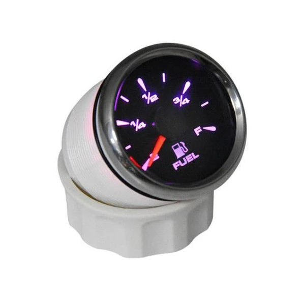 YAKIT SEVİYE GÖSTERGESİ ÇAP 52mm SİYAH 12/24v TEKNE YAT ürün görseli 1