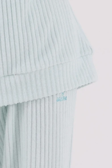 U.S. Polo Assn. Kız Çocuk Eşofman Takımı Su Yeşili - Resim 6