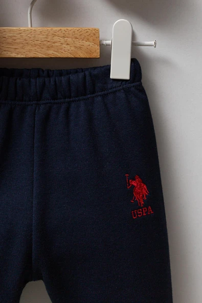 U.S. Polo Assn. Erkek Bebek 2'li Takım Beyaz - Resim 4