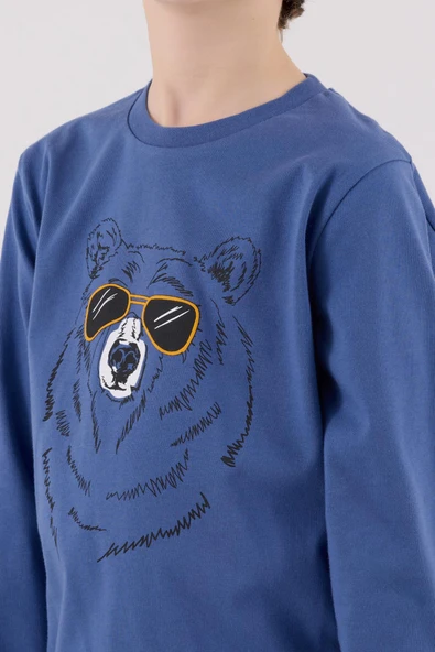 RolyPoly Erkek Çocuk Uzun Kol Pijama Takım Okyanus