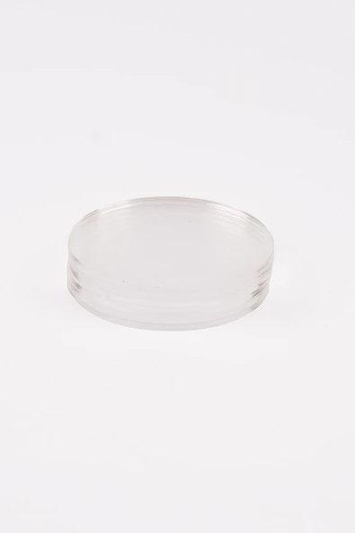 Renkli Yuvarlak Modern Çok Amaçlı 6'lı Pleksi Daire - 12