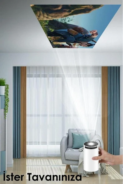 Hy300 Pro Taşınabilir Sinema Projeksiyon 720p Ev Sineması Bluetooth Android 11 Akıllı Projektör - Resim 4