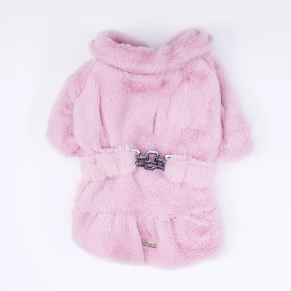Pawstar Pembe Paris Küçük Irk Köpek Ceketi - Resim 2