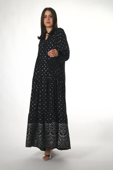 Abbra Kadın Katleya Model Yazlık Elbise - 2