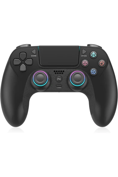 Ps4/pro/slim/pc Uyumlu Kablosuz Oyun Kumandası | Çift Titreşimli | 6 Eksenli Jiro Sensör | Touchpad - Resim 4