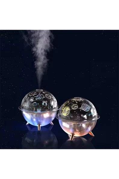 Hava Nemlendiricili Deniz Canlıları Işıklı Gece Lambası