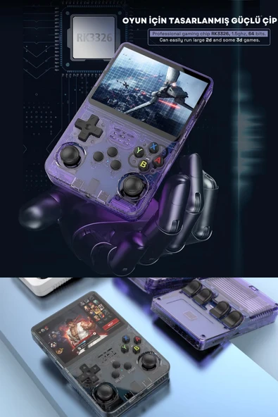 R36s Oyun Konsolu Güncel El Atarisi 15.000 Oyun Hd Ekran Retro Oyunlar - Resim 6