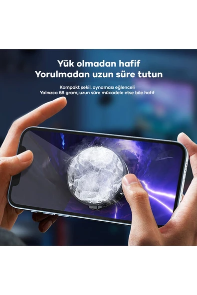 Cx07 Telefon Soğutucu Fan 15w Power Radyatörlü Magsafe Ve Aparatlı Telefon Ve Tablet Soğutucu - Resim 6