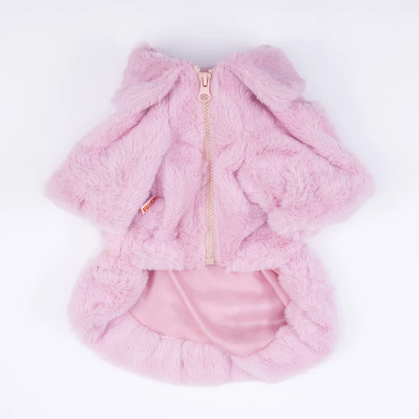 Pawstar Pembe Paris Küçük Irk Köpek Ceketi - Resim 4