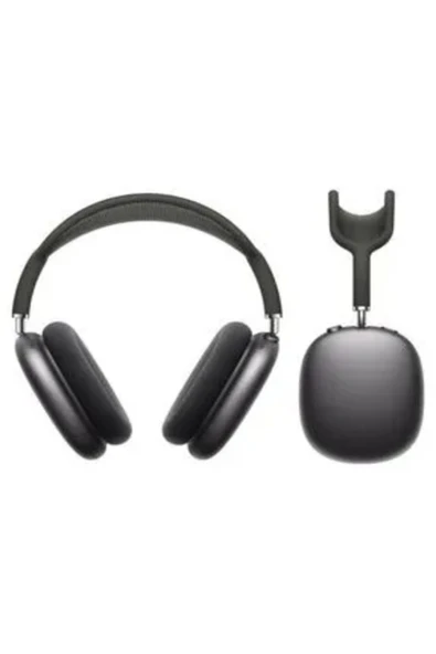 P9 Kablosuz Air Pro Max  Yeni Nesil 5.0 Mikrofonlu Bluetooth Kulaklık Siyah - 3