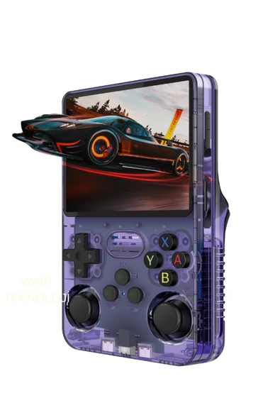 R35 Plus 3.5 Inç Ips Ekran Retro Handheld Video Oyunu Konsolu Mini Video Oynatıcı 15000 Oyun Keyfi ürün görseli