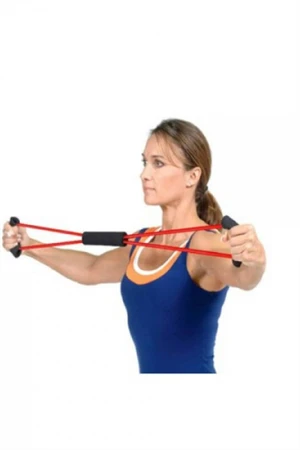 Pilates ve Yoga Egzersiz Lastiği – Jimnastik, Spor ve Kondisyon Direnç Bandı - Resim 3