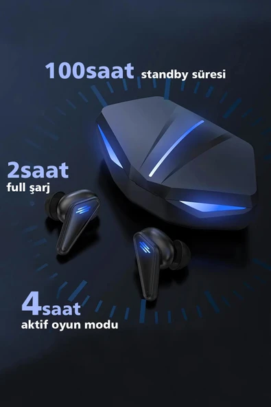 K55 Gaming Led Işıklı Mikrofonlu Kablosuz Bluetooth 5.0 Hd Blututlu Ses Oyuncu Pubg Kulaklığı - 7