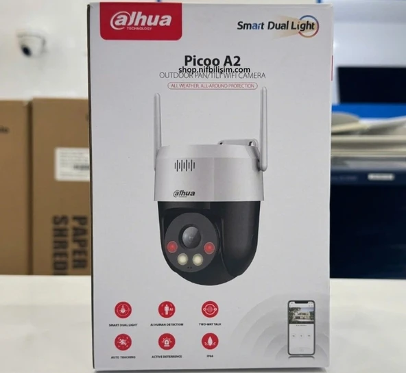 Dahua DH-P3AE-PV 3mp 4mm SD-Kart Desteği İnsan Algılama Çift Yönlü Konuşma FullColor Dahili Sesli Wifi IP Kamera ürün görseli