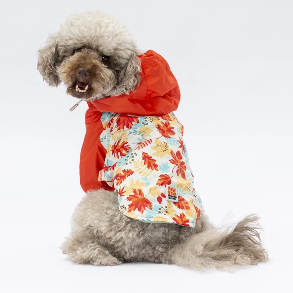 Pawstar Ottawa Polarlı Su Geçirmez Küçük Irk Köpek Yağmurluğu - 2