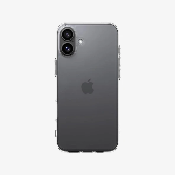 Spigen iPhone 16 Plus ile Uyumlu Kılıf Crystal Hybrid Crystal Clear - 1