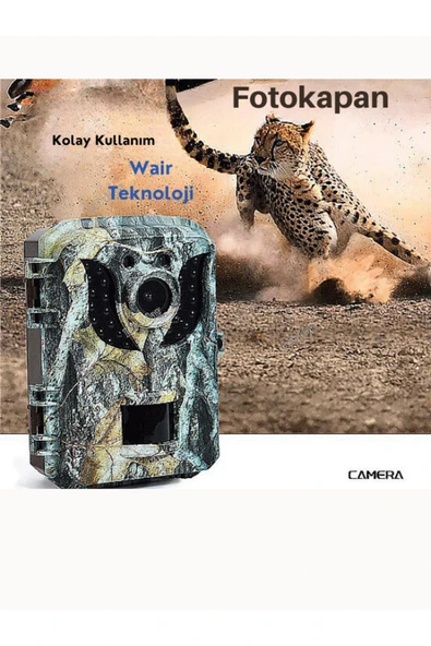 Foto Kapan 1080p Takip Kamerası Gece Görüş Ip66 Kızılötesi Avcılık Kamerası