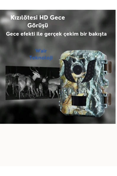 Foto Kapan 1080p Takip Kamerası Gece Görüş Ip66 Kızılötesi Avcılık Kamerası - 3