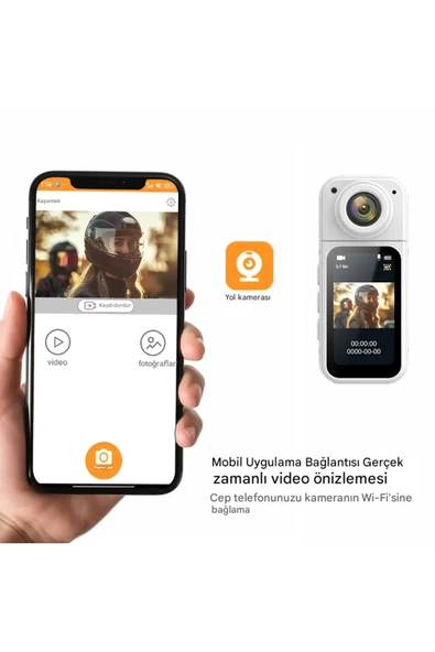 S70 Mıknatıslı Yaka Kamerası Hd Kalite, 30 Fps, Kolay Bağlantı, Boyun Askısı - Resim 3