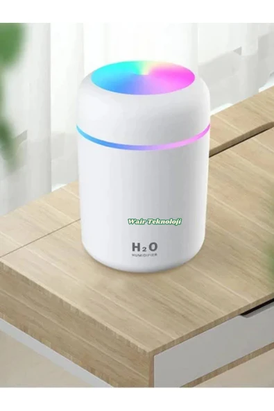 300 ml Ultrasonik Ledli Hava Nemlendirici Buhar Makinesi Ve Aroma Difüzörü - 4