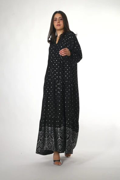 Abbra Kadın Katleya Model Yazlık Elbise - 7