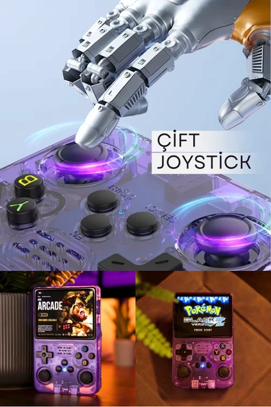 R36s Oyun Konsolu Güncel El Atarisi 15.000 Oyun Hd Ekran Retro Oyunlar - Resim 7