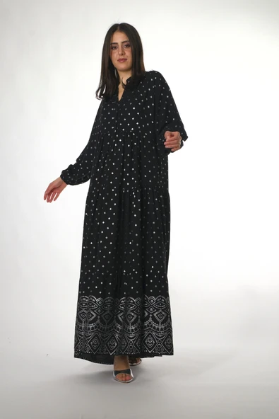 Abbra Kadın Katleya Model Yazlık Elbise - 4