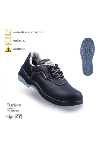 Mekap 294 S2 Çelik Burun Elektrikçi Iş Ayakkabısı 44 No - 1