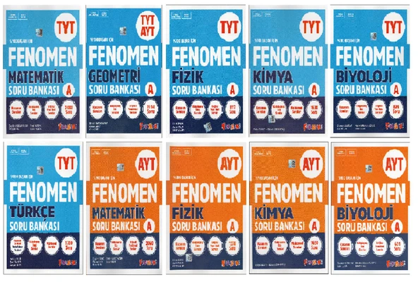 Fenomen AYT - TYT Sayısal Set ( 10 Kitap)