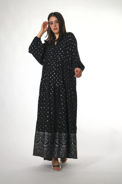 Abbra Kadın Katleya Model Yazlık Elbise - 3