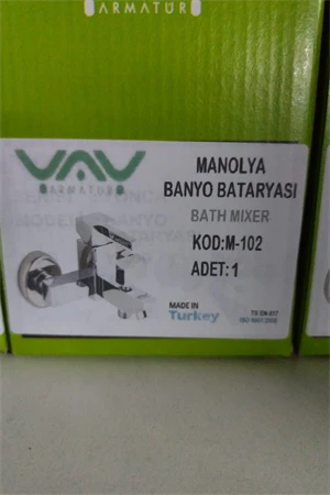 YAY Manolya Serisi Banyo Bataryası M-102 – Dayanıklı, Şık ve Uzun Ömürlü Duş Bataryası - 1
