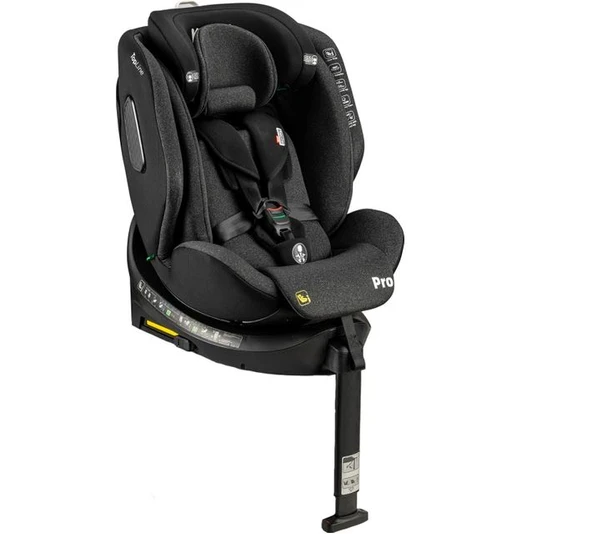 Topline Pro I-Size Oto Koltuğu Siyah - Resim 4