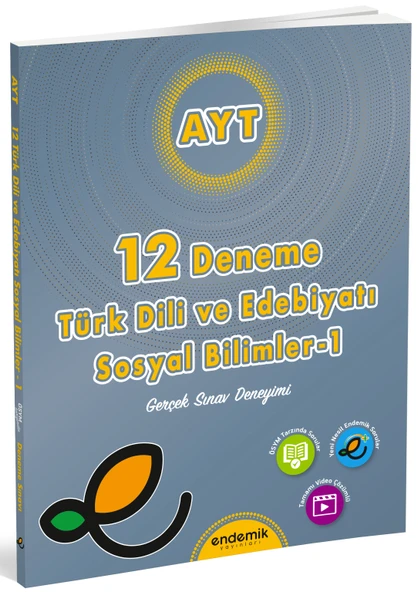 Endemik 2026 Ayt Türk Dili Ve Edebiyatı & Sosyal Bilimler-1 12 Li Deneme Sınavı ürün görseli
